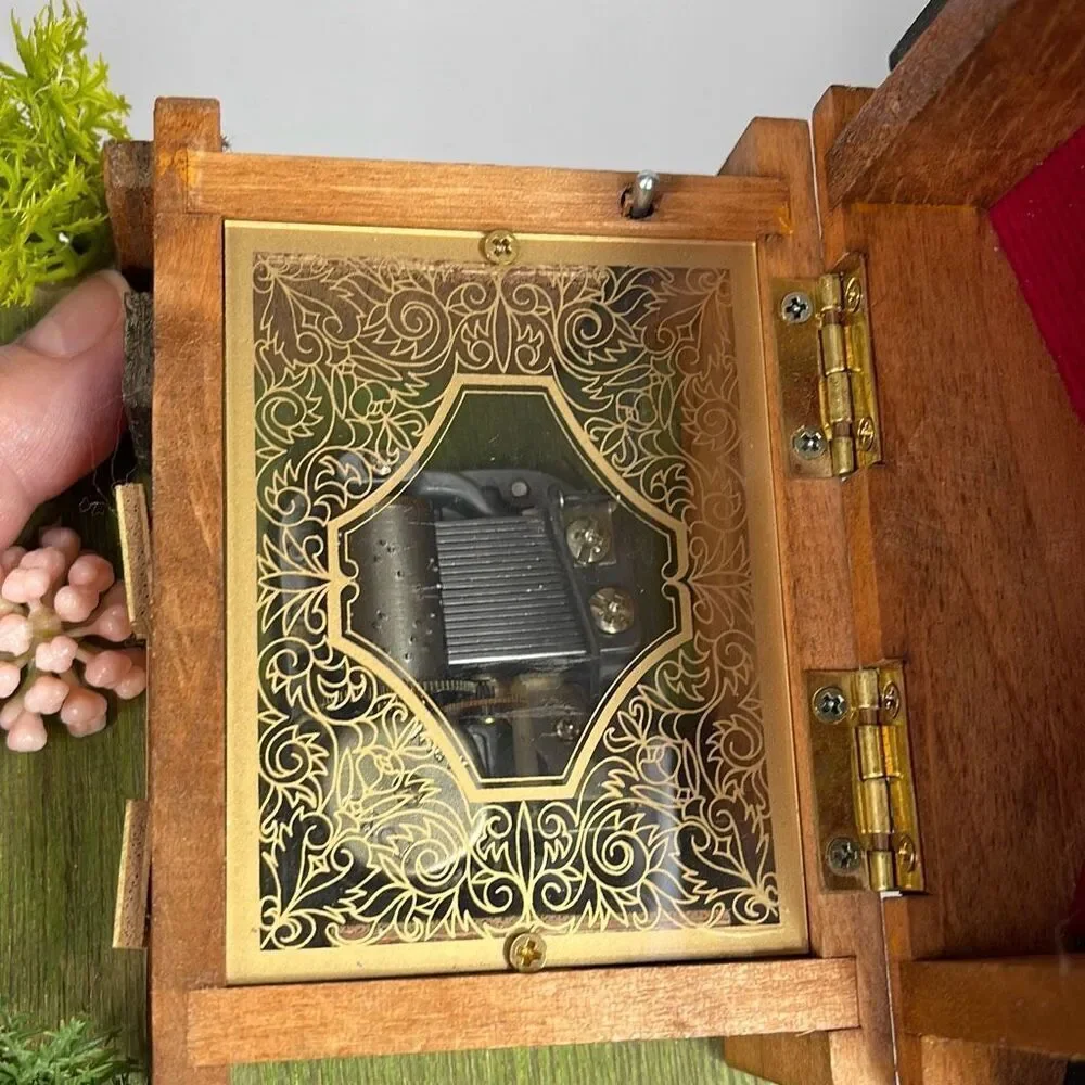 Vintage cabin chalet music box. Laura’s theme.